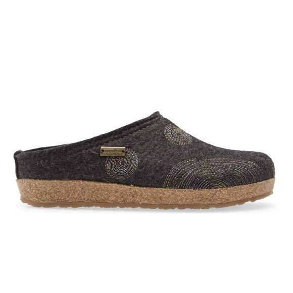 Haflinger Spirit Slipper Boiled Wool Felt Clogs, 38 (7, see **Note) MSRP $160 - Picture 4 of 13